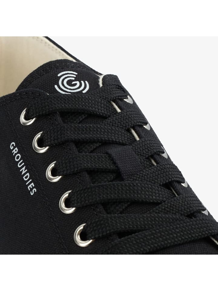 Tenisky Groundies Schwarz 2082848 Barfußschuhe "Lima" in Schwarz - 3