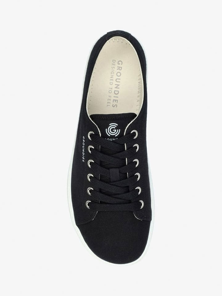 Tenisky Groundies Schwarz 2082848 Barfußschuhe "Lima" in Schwarz - 5