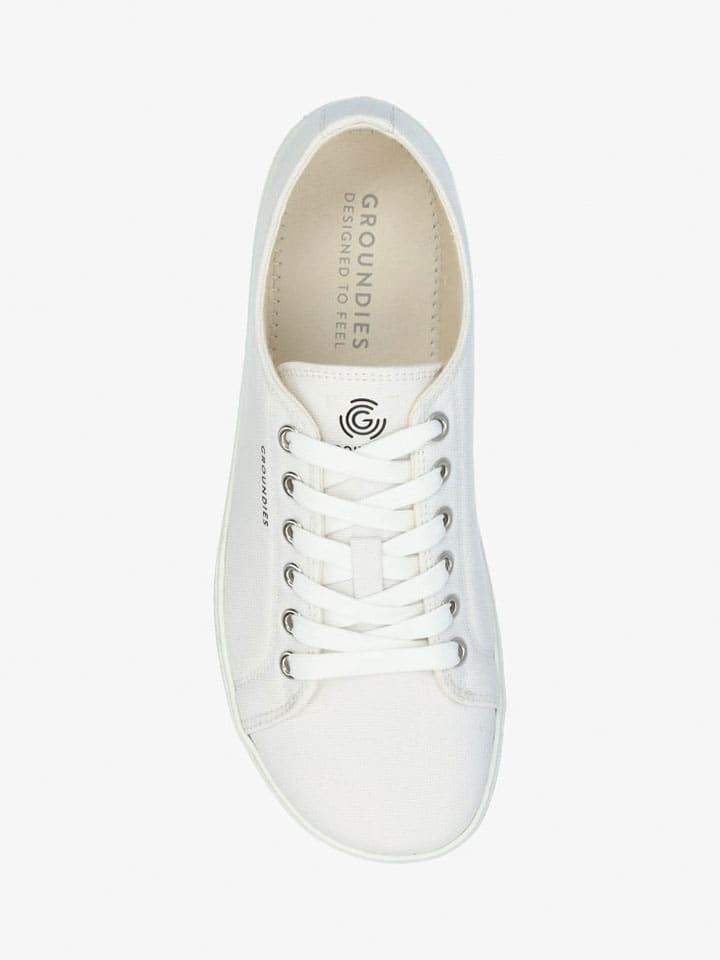 Tenisky Groundies Weiß 316696 Barfußschuhe "Lima" in Weiß - 5