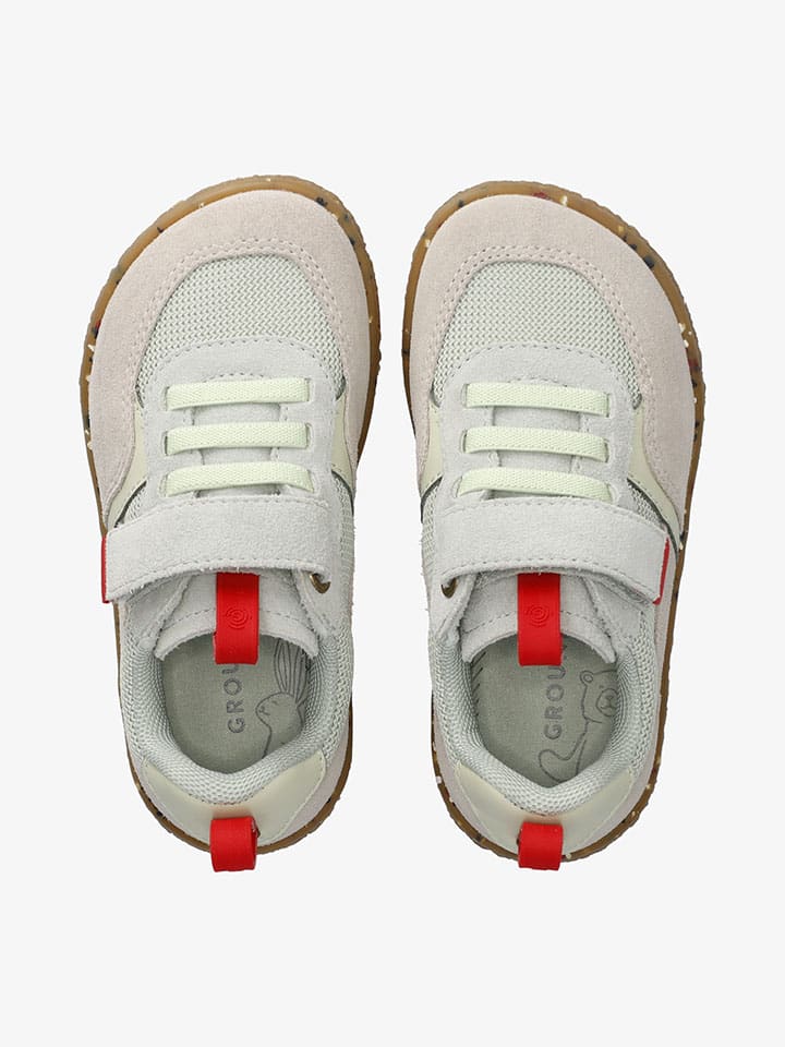 Boty Groundies Grau/ Rot/ Grün 3078087 Barfußschuhe "Lou 2.0" in Grau/ Rot/ Grün - 2