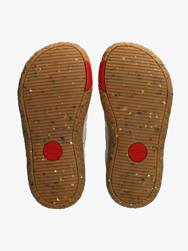 Boty Groundies Grau/ Rot/ Grün 3078087 Barfußschuhe "Lou 2.0" in Grau/ Rot/ Grün - 3