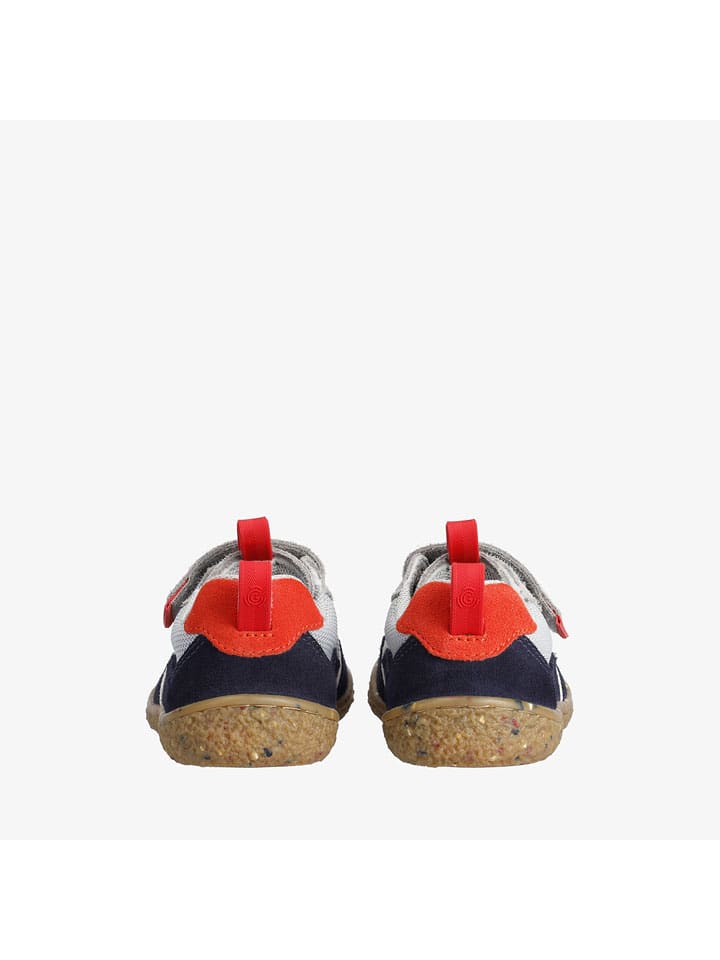 Boty Groundies Grau/ Dunkelblau/ Rot 5679390 Barfußschuhe "Lou 2.0" in Grau/ Dunkelblau/ Rot - 4
