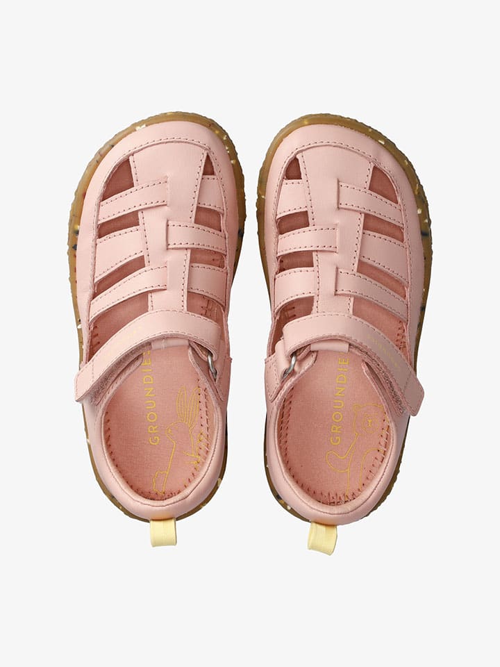 Boty Groundies Rosa 374022 Leder-Barfußschuhe "Noto 2.0" in Rosa - 2