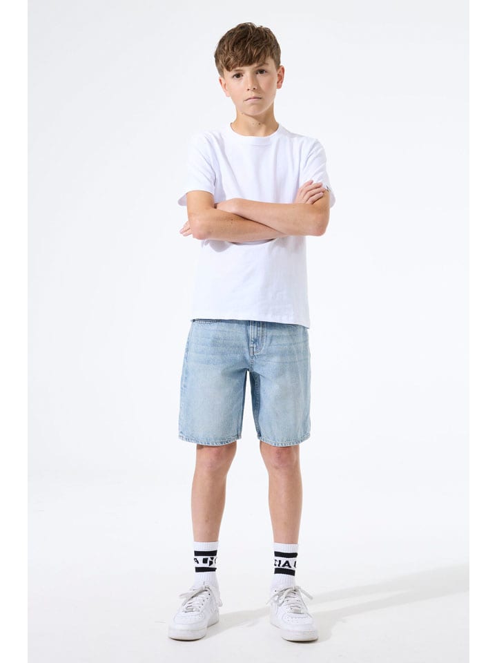 Kraťasy Garcia Hellblau 5852489 Jeans-Shorts "Ilyano" in Hellblau - 3
