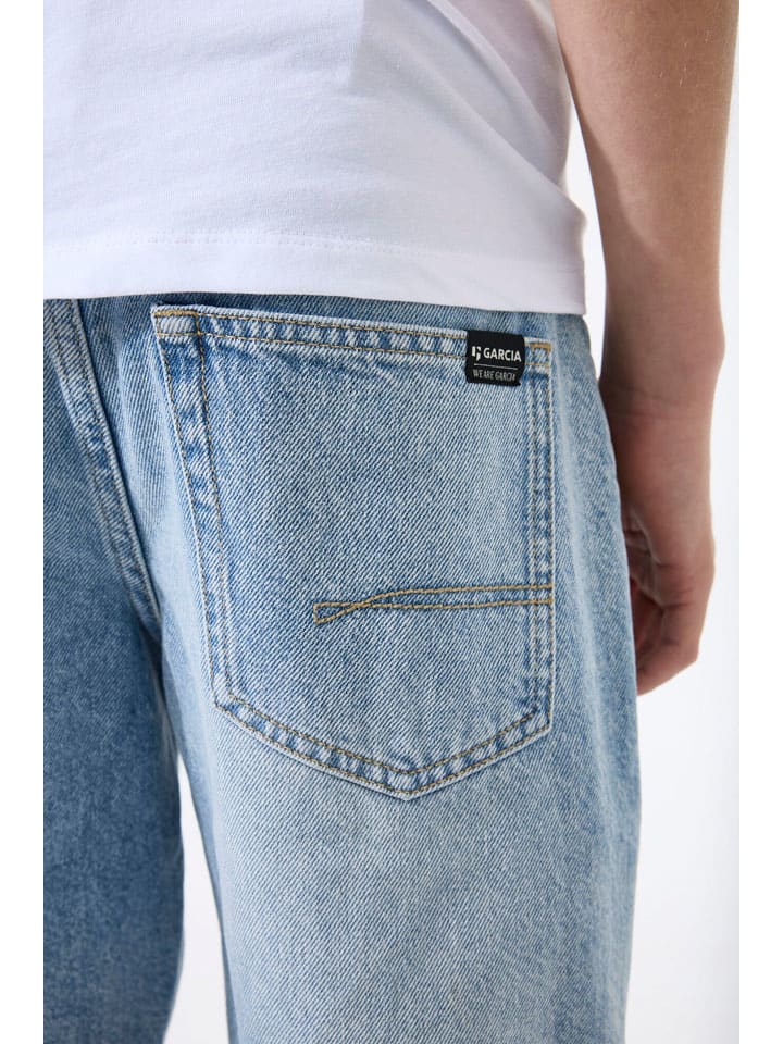 Kraťasy Garcia Hellblau 5852489 Jeans-Shorts "Ilyano" in Hellblau - 4