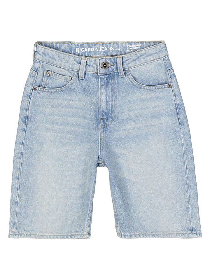 Kraťasy Garcia Hellblau 5852489 Jeans-Shorts "Ilyano" in Hellblau - 5