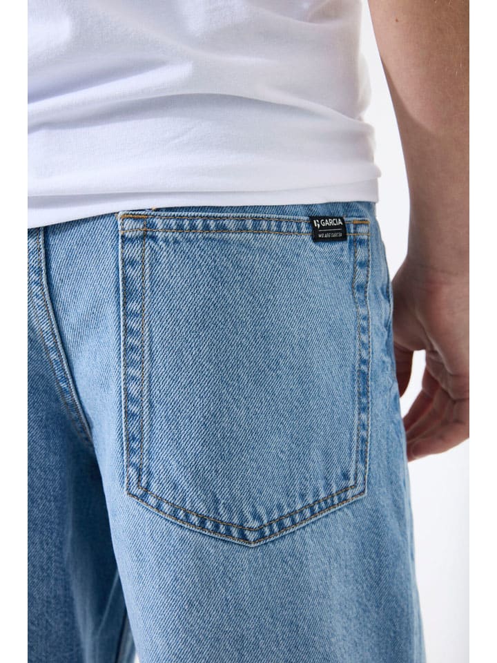 Kraťasy Garcia Hellblau 3657695 Jeans-Shorts "Jaysen" in Hellblau - 4