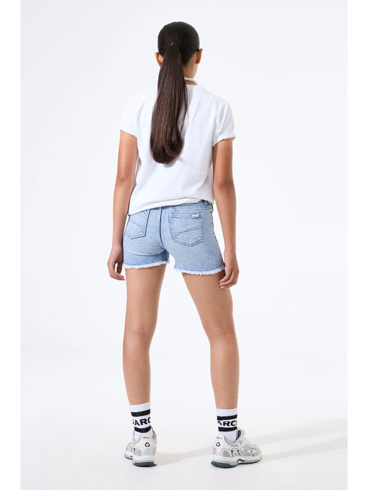 Kraťasy Garcia Hellblau 7343115 Jeans-Shorts "Rianna" in Hellblau - 2