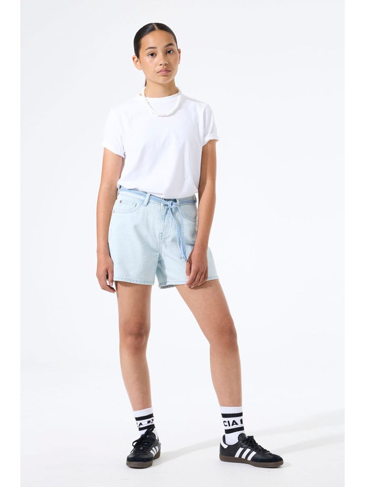 Kraťasy Garcia Hellblau 5452740 Jeans-Shorts "Qiara" in Hellblau - 1