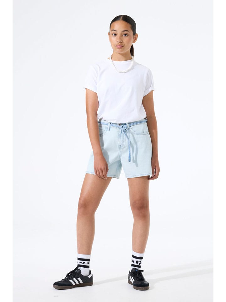 Kraťasy Garcia Hellblau 5452740 Jeans-Shorts "Qiara" in Hellblau - 3