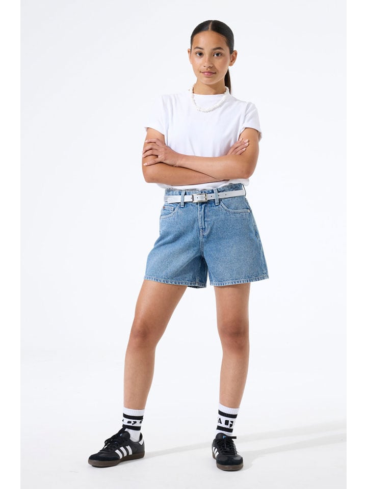 Kraťasy Garcia Blau 619589 Jeans-Shorts "Qiara" in Blau - 3
