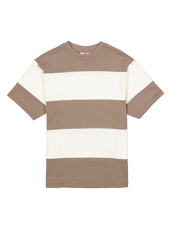 Tričko Garcia Hellbraun/ Creme 4899812 Shirt in Hellbraun/ Creme - 5