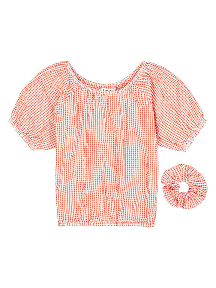 Tričko Garcia Orange/ Weiß 4308737 2tlg. Bluse-Set in Orange/ Weiß - 5