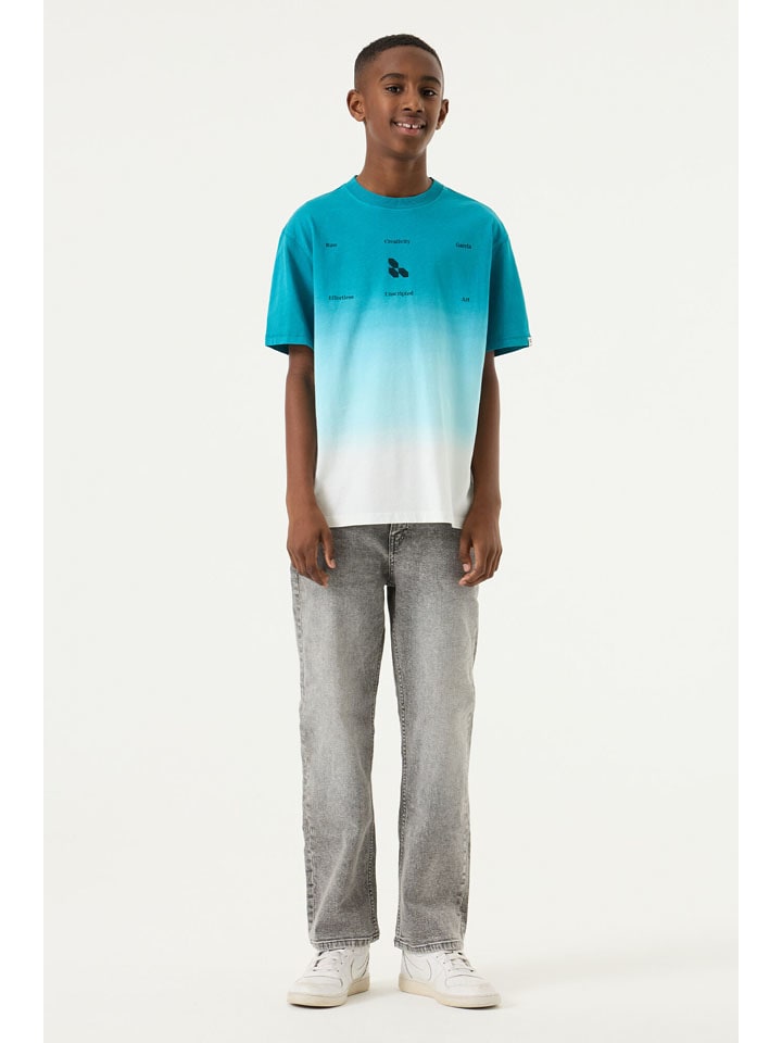Tričko Garcia Hellblau/ Weiß 309158 Shirt in Hellblau/ Weiß - 1