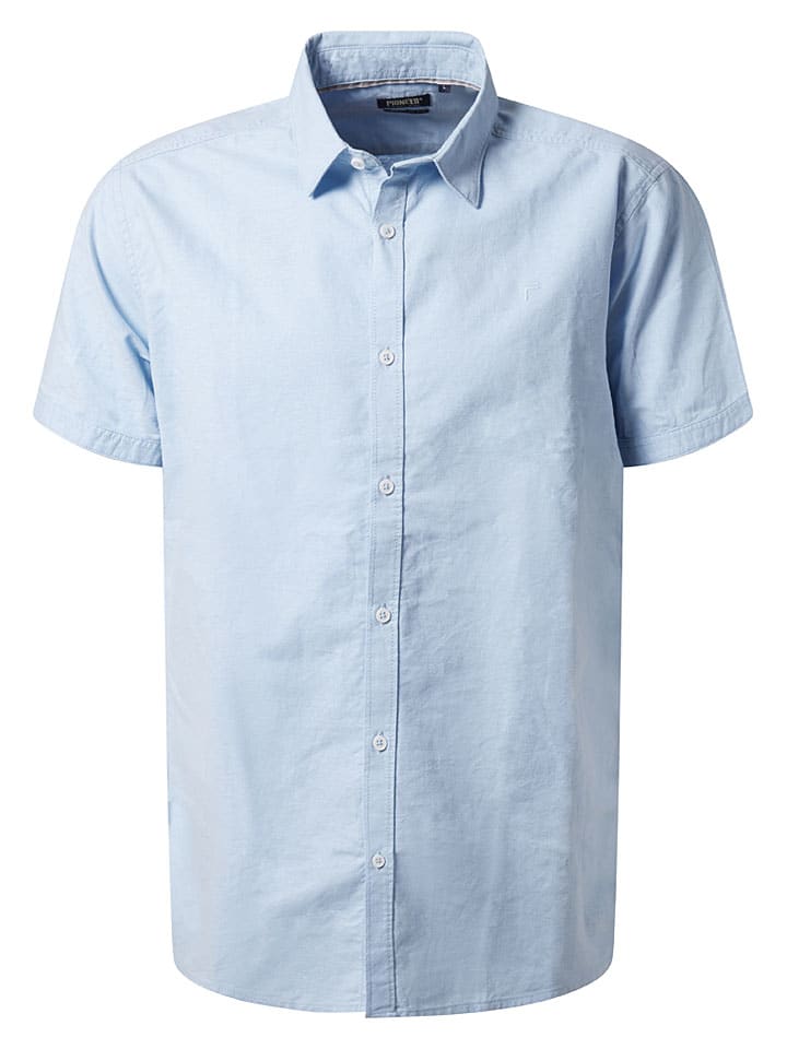 Košile Pioneer Hellblau 5995498 Hemd in Hellblau - 1