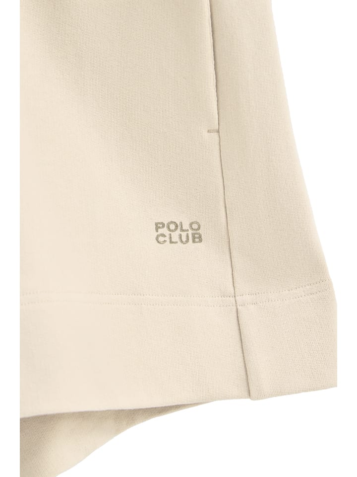 Kraťasy Polo Club Creme 492081 Sweatshorts in Creme - 8