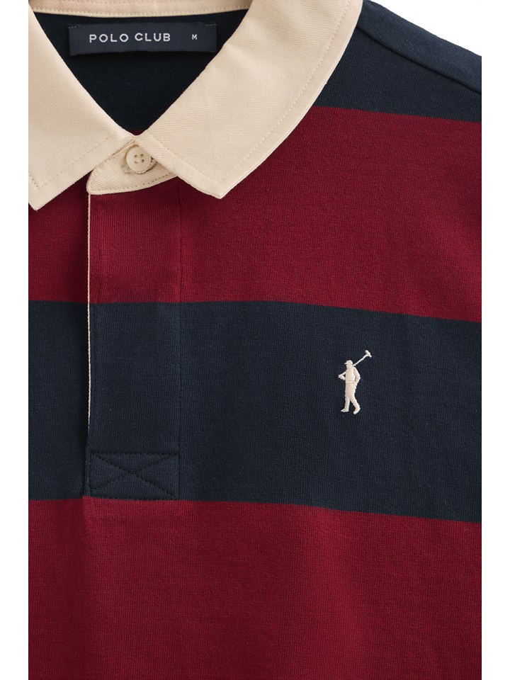 Tričko Polo Club Rot/ Creme/ Dunkelblau 2237207 Poloshirt in Rot/ Creme/ Dunkelblau - 6