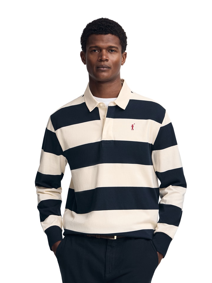 Tričko Polo Club Dunkelblau/ Creme 4052213 Poloshirt in Dunkelblau/ Creme - 1
