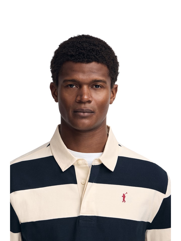 Tričko Polo Club Dunkelblau/ Creme 4052213 Poloshirt in Dunkelblau/ Creme - 3
