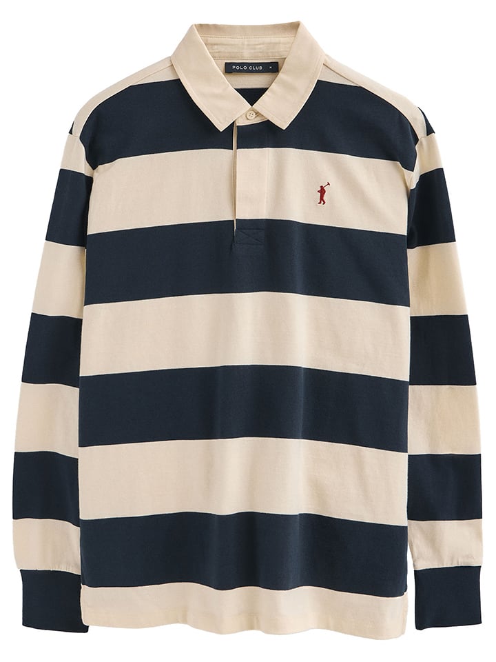 Tričko Polo Club Dunkelblau/ Creme 4052213 Poloshirt in Dunkelblau/ Creme - 5