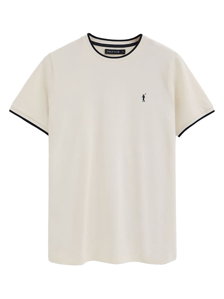 Tričko Polo Club Creme 3847767 Shirt in Creme - 3