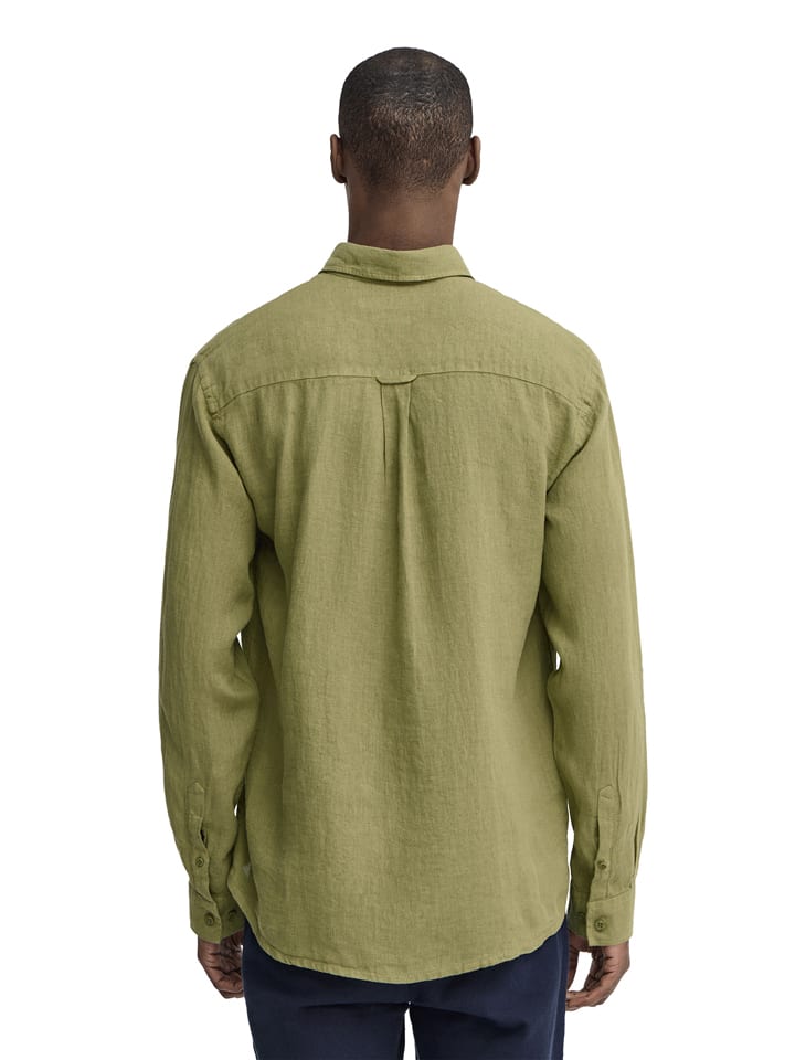 Košile Polo Club Khaki 884410 Leinen-Hemd in Khaki - 2