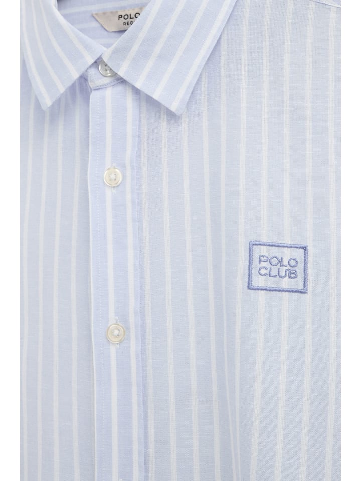 Košile Polo Club Hellblau 7770331 Hemd in Hellblau - 7