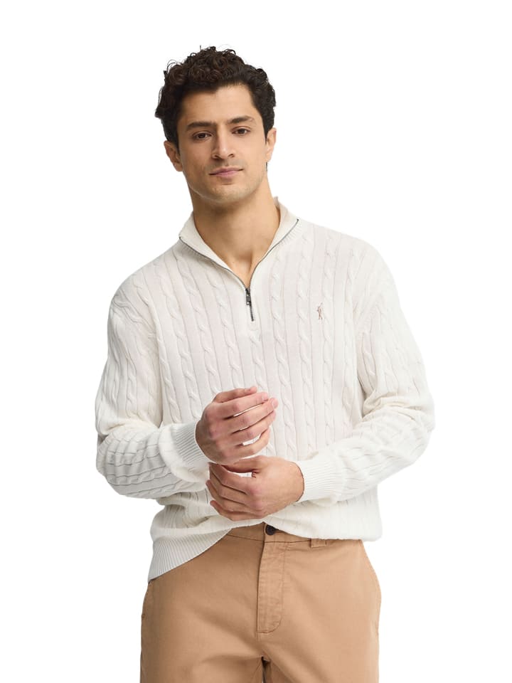 Svetr Polo Club Creme 9762701 Pullover in Creme - 1