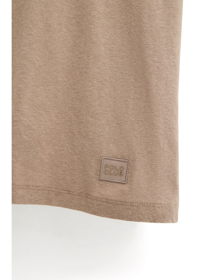 Tričko Polo Club Beige 8797166 Shirt in Beige - 7