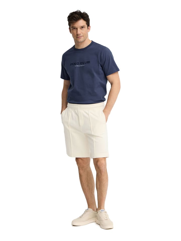 Kraťasy Polo Club Creme 2111232 Sweatshorts in Creme - 4