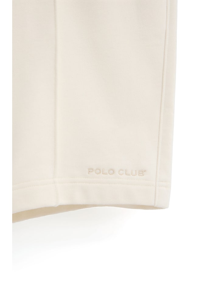 Kraťasy Polo Club Creme 2111232 Sweatshorts in Creme - 8