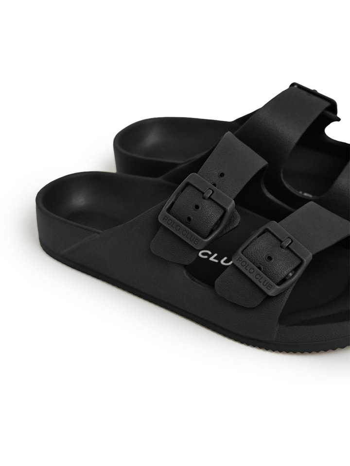 Boty Polo Club Schwarz 2509856 Pantoletten in Schwarz - 2