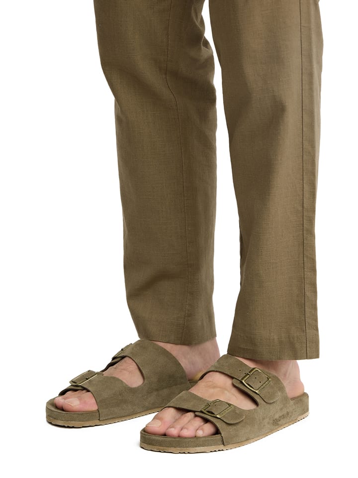 Boty Polo Club Khaki 8809340 Leder-Sandalen in Khaki - 2