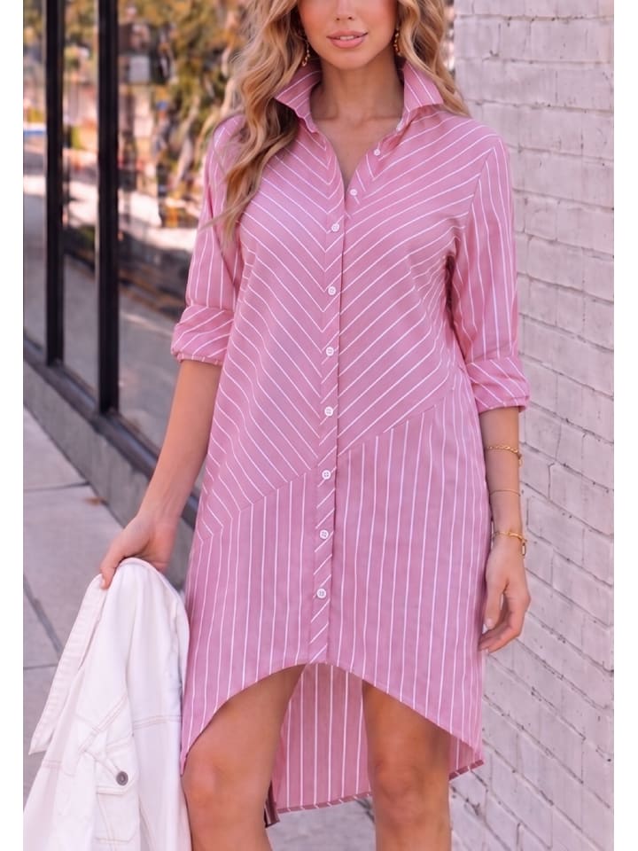 Šaty Milan Kiss Rosa 9872157 Kleid in Rosa - 2