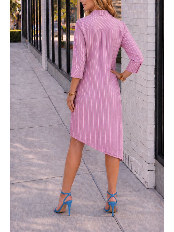 Šaty Milan Kiss Rosa 9872157 Kleid in Rosa - 3