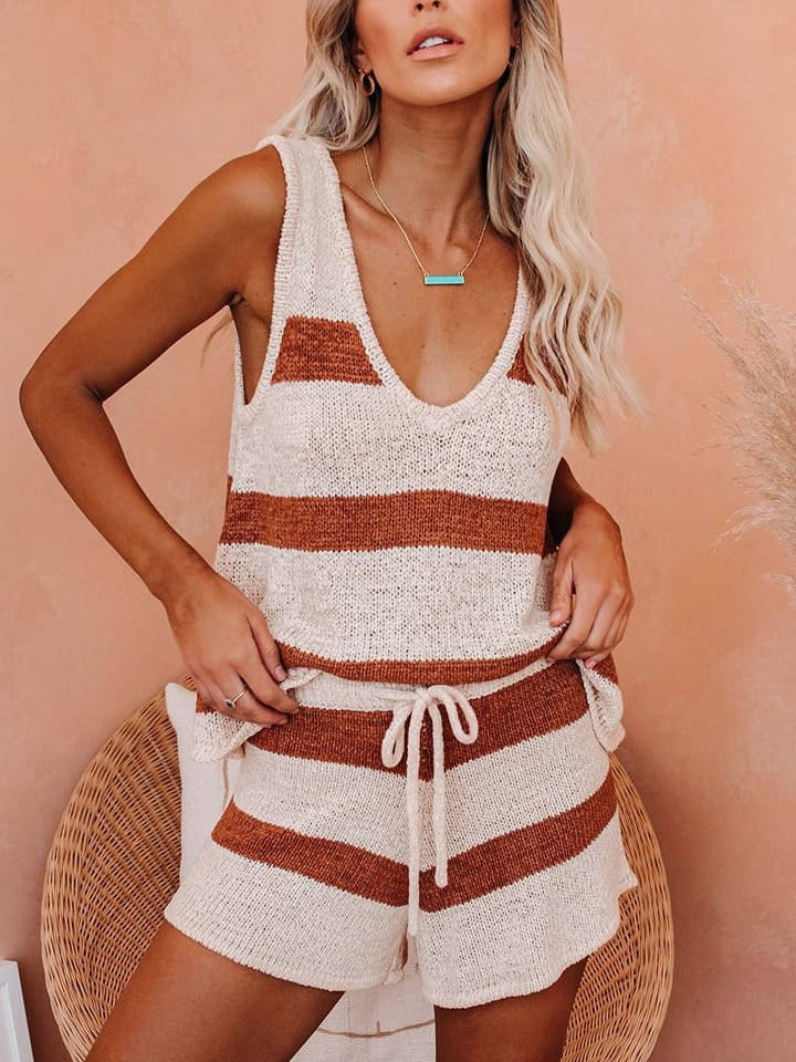 Milan Kiss Beige 933613 2tlg. Outfit in Hellbraun/ Beige - 1