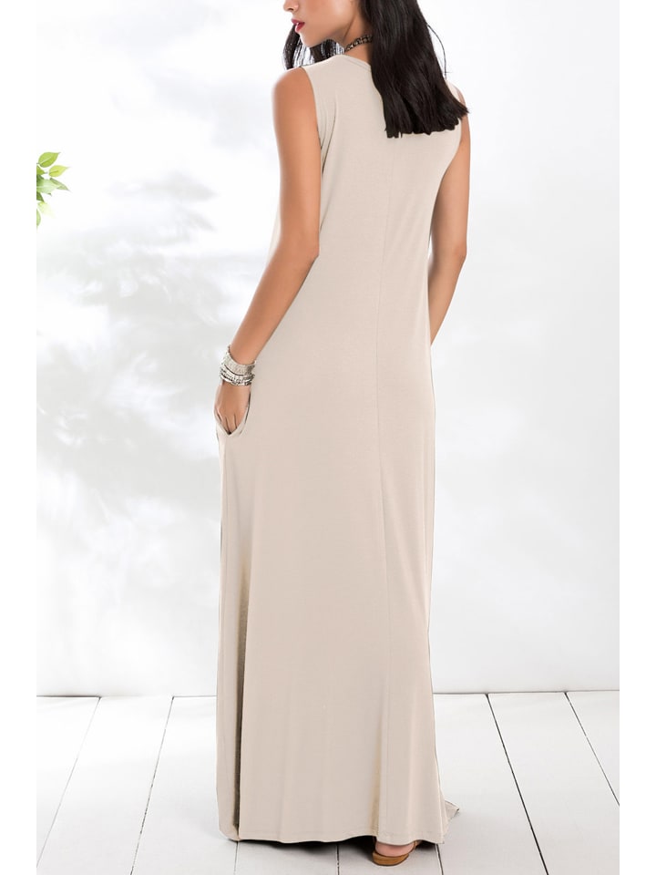 Šaty Milan Kiss Beige 7046967 Kleid in Beige - 2