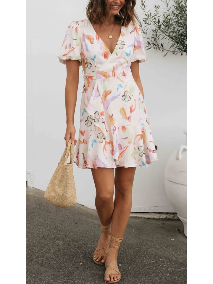 Šaty Milan Kiss Weiß 4435877 Kleid in Weiß - 1