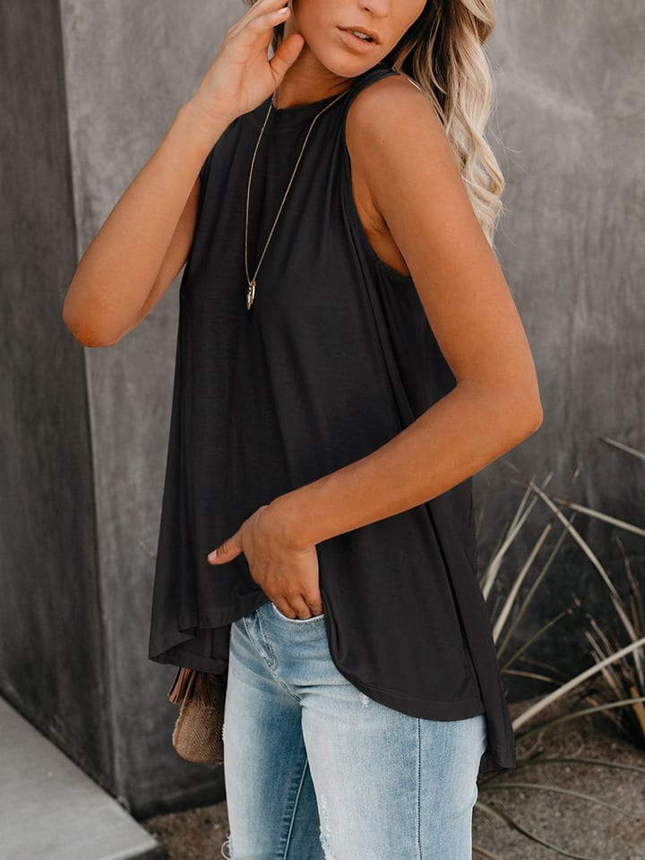 Milan Kiss Schwarz 1725258 Blusentop in Schwarz - 2