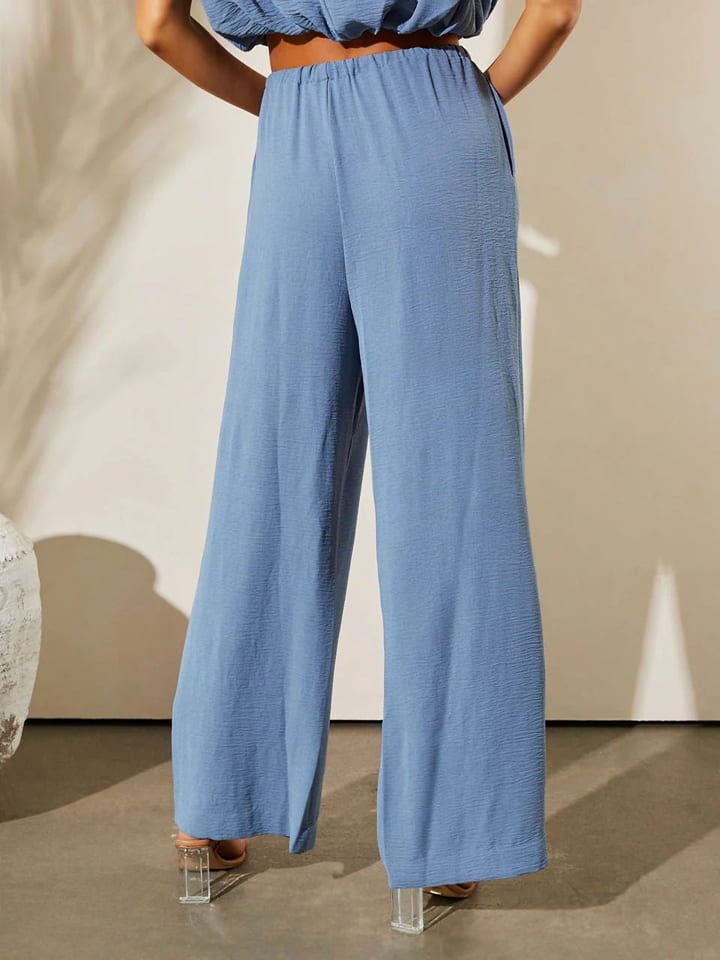 Milan Kiss Hellblau 4032932 Marlenehose in Hellblau - 3