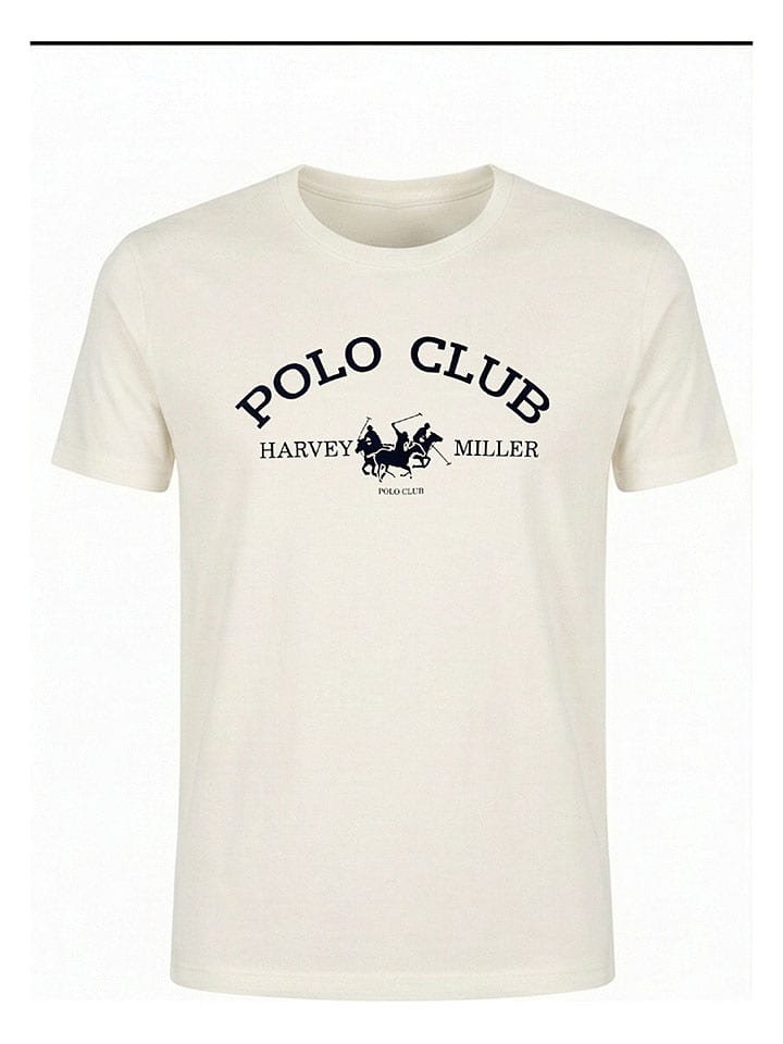 Tričko HARVEY MILLER POLO CLUB Creme 2798285 Shirt in Creme - 2