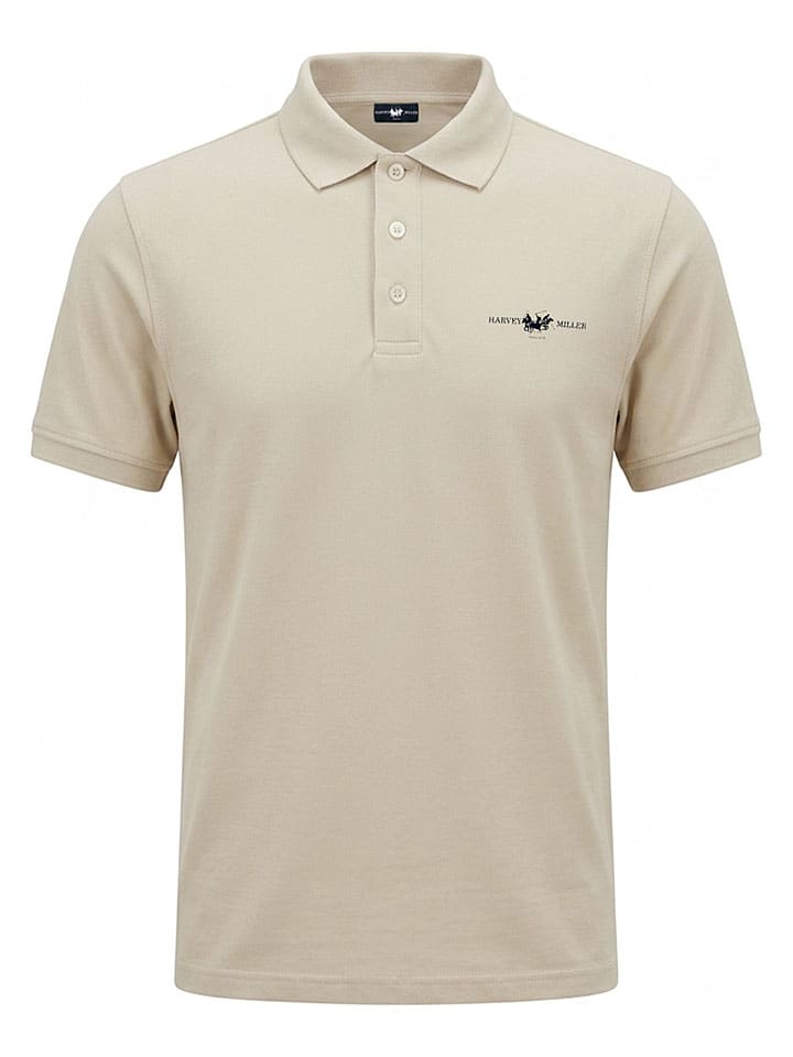 Tričko HARVEY MILLER POLO CLUB Beige 8819425 Poloshirt in Beige - 2