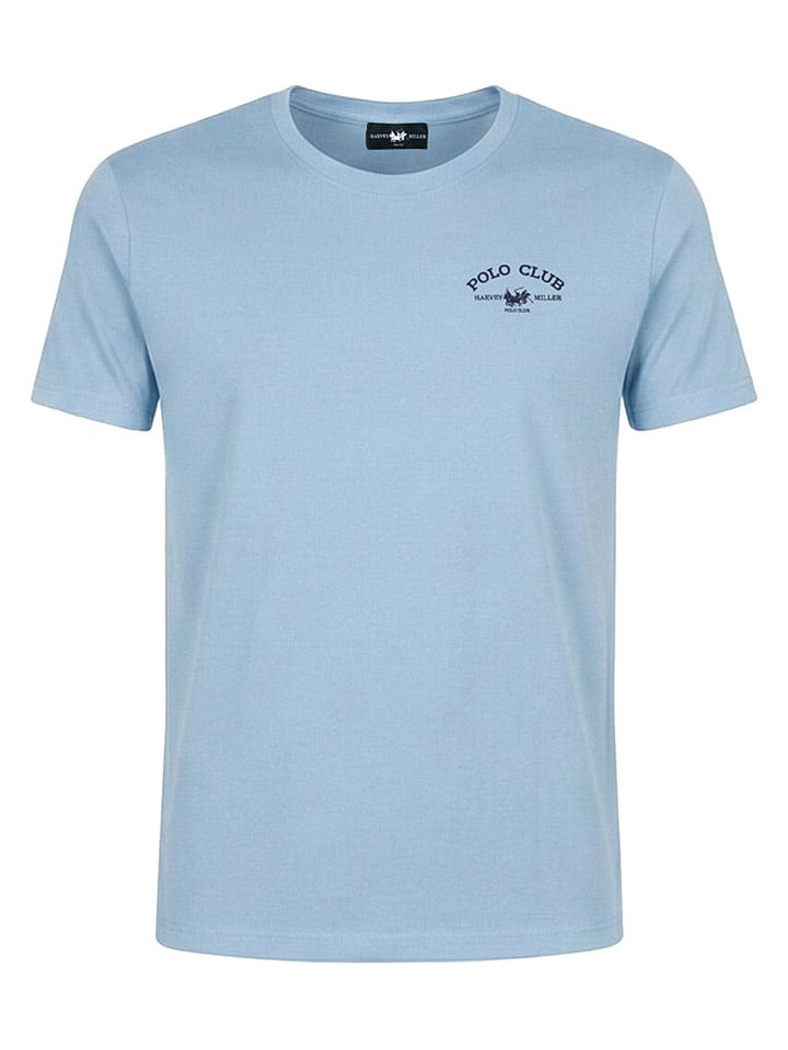 Tričko HARVEY MILLER POLO CLUB Hellblau 6319984 Shirt in Hellblau - 2
