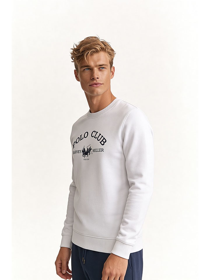 Mikina HARVEY MILLER POLO CLUB Weiß 3597542 Sweatshirt in Weiß - 1