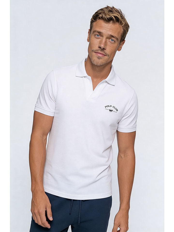 Tričko HARVEY MILLER POLO CLUB Weiß 8076708 Poloshirt in Weiß - 1