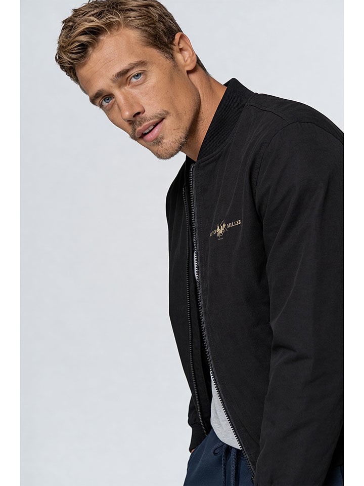 Bunda HARVEY MILLER POLO CLUB Schwarz 882981 Blouson in Schwarz - 1