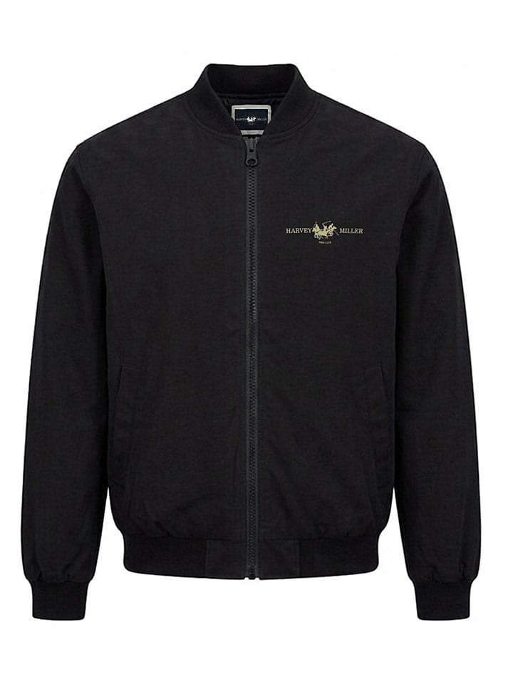 Bunda HARVEY MILLER POLO CLUB Schwarz 882981 Blouson in Schwarz - 2