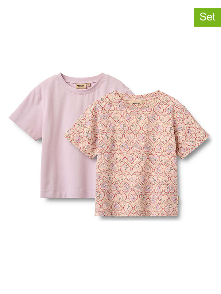 Tričko Wheat Rosa/ Orange 9272723 2er-Set: Shirts "Ella" in Rosa/ Orange - 1