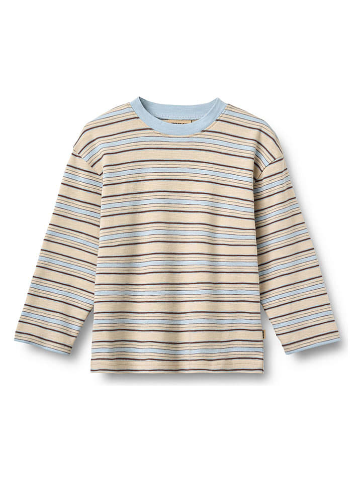 Tričko Wheat Beige 6033687 Longsleeve "Johan" in Beige - 1