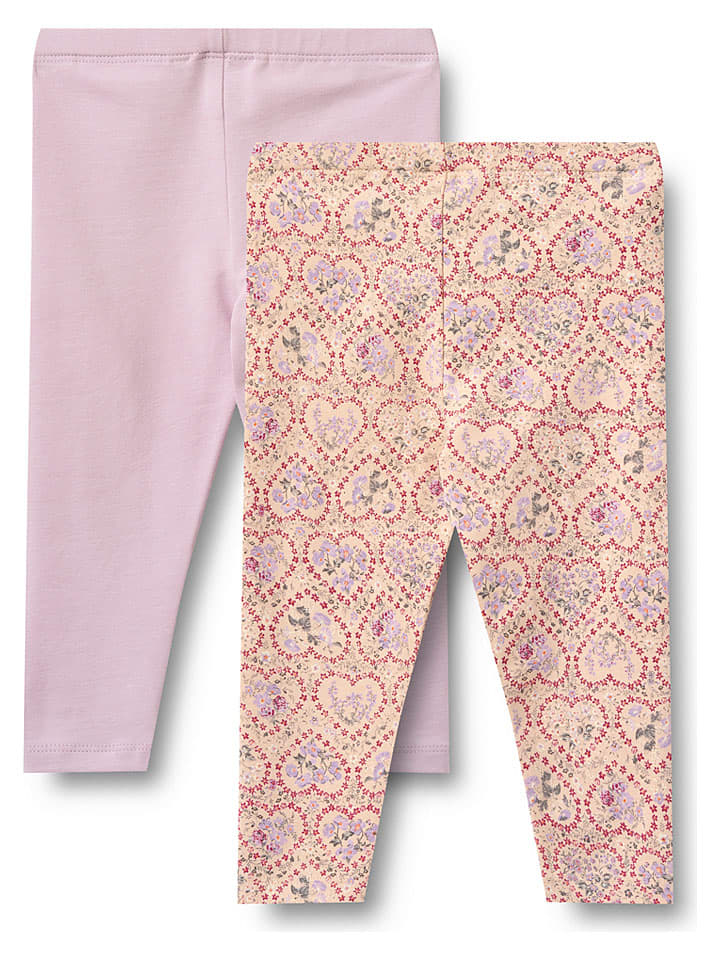 Wheat Rosa/ Orange 6824957 2er-Set: Leggings "Jules" in Rosa/ Orange - 2